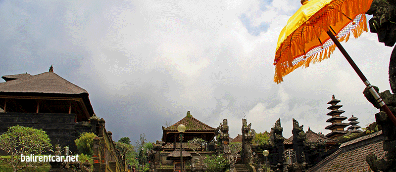 bali temple in denpasar bali indonesia