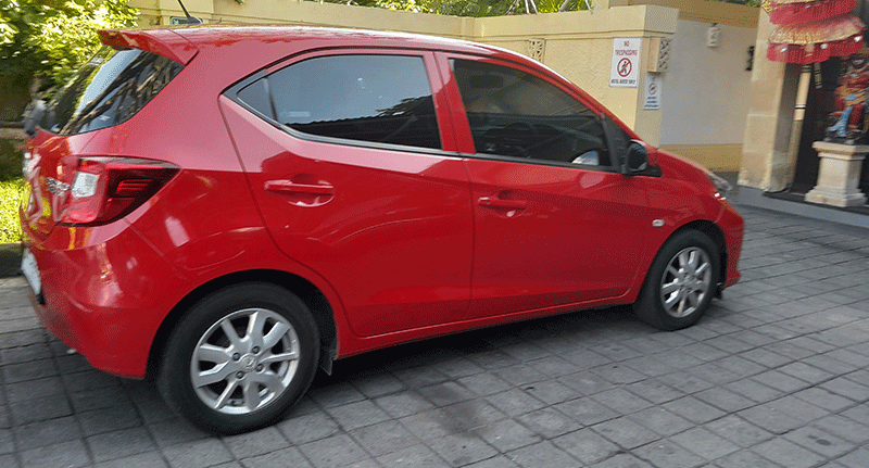 honda brio bali rent car