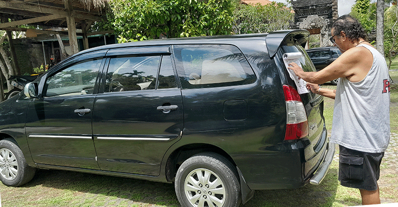 toyota innova bali rent van