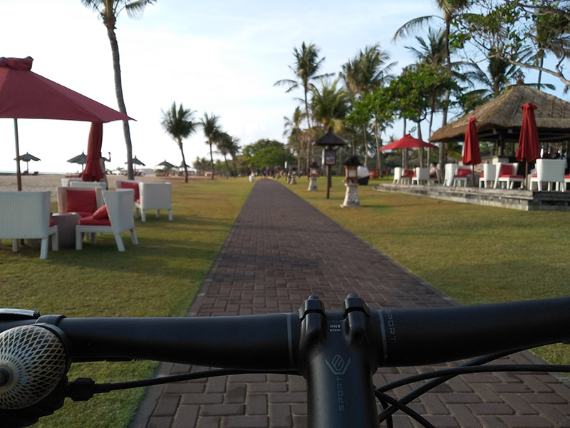 nusa dua bali rent push bike